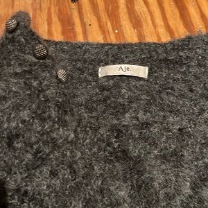 Aje cropped mohair sweater